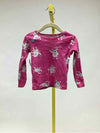 Carters Pink Print Child Size 24 Months Girl's Pajamas