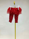 Red Child Size 6 Months Girl's Pants