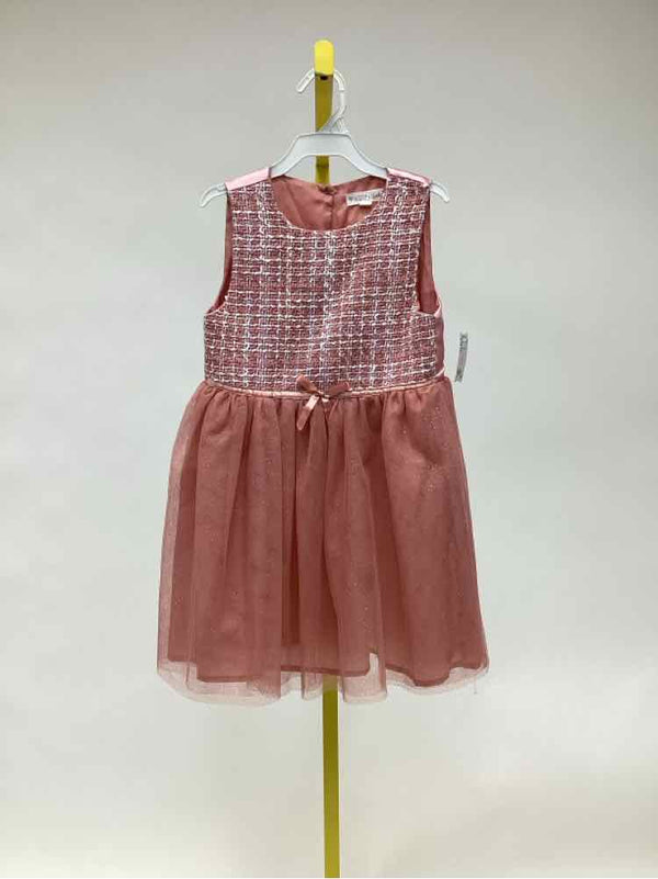 Nannette Pink Print Child Size 6 Girl's Everyday Dress
