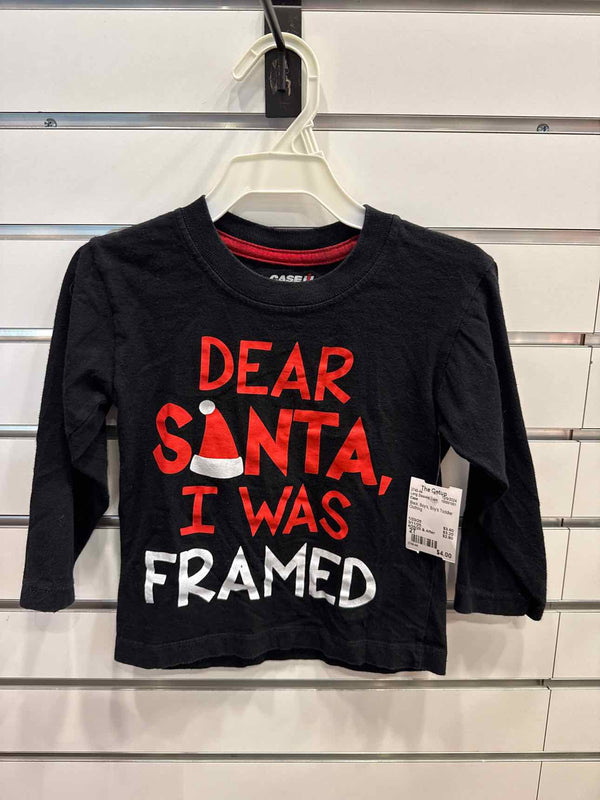 Case Black Child Size 2T Boy's Long Sleeved Tops