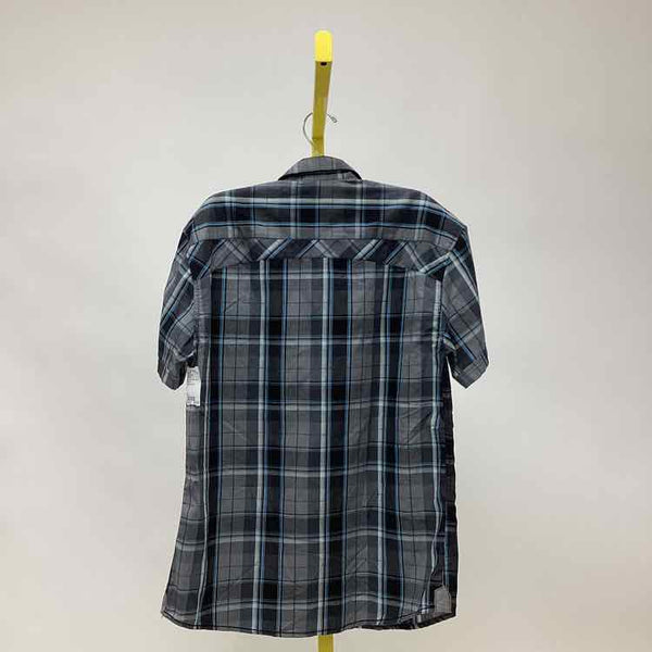 Size XL Burnside Gray Print Men's Collared Shirts
