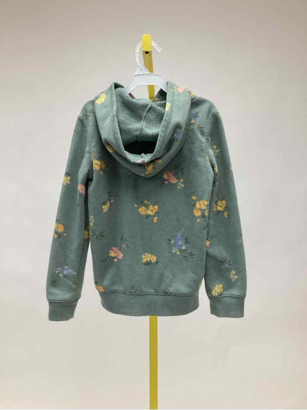 Oshkosh Green Print Child Size 7 Girl's Hoodies