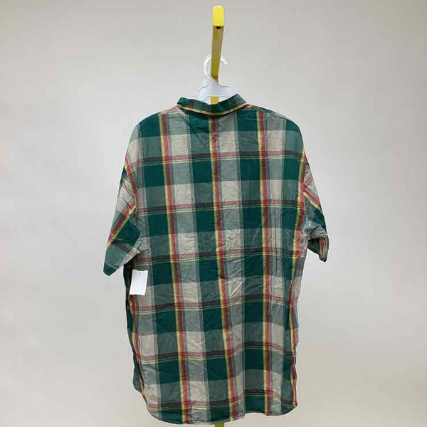Size M The North Face Teal Men's Collared Shirts