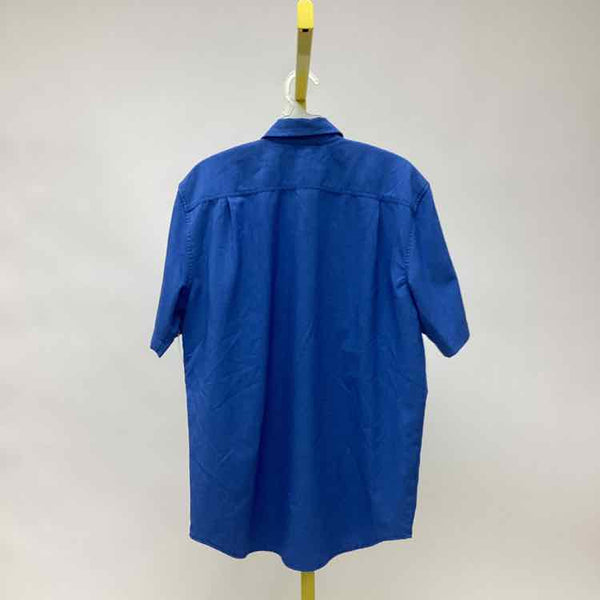 Size M Orvis Blue Men's Collared Shirts