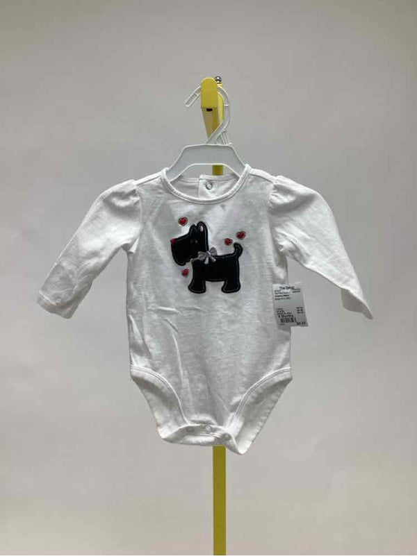 Jumping Beans White Print Child Size 6 Months Girl's Two Piece Outfit