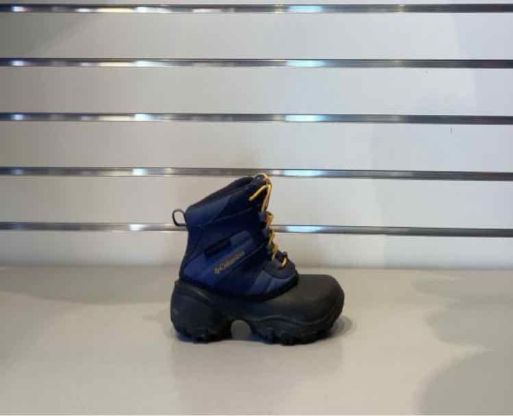 Child Shoe Size 9 Columbia Blue Print Boy's Winter Boots