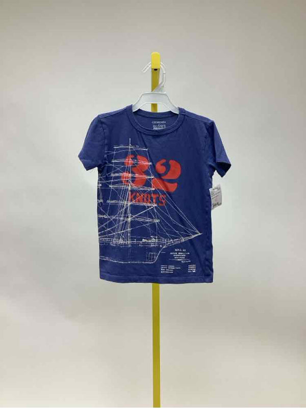 Child Size 4-5 crewcuts Blue Boy's Graphic Tee