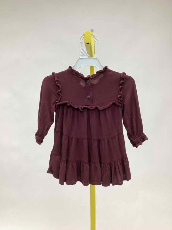 Old Navy Burgundy Child Size 6 Months Girl's Dress